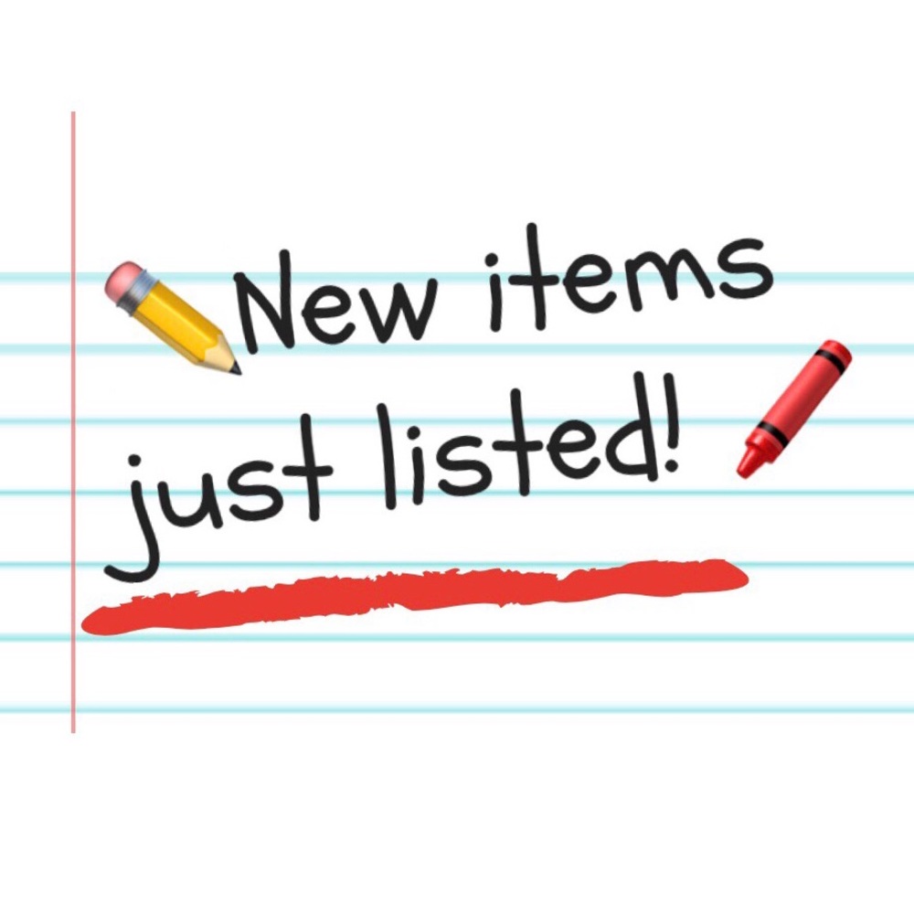 Newest items right here. Check them out!